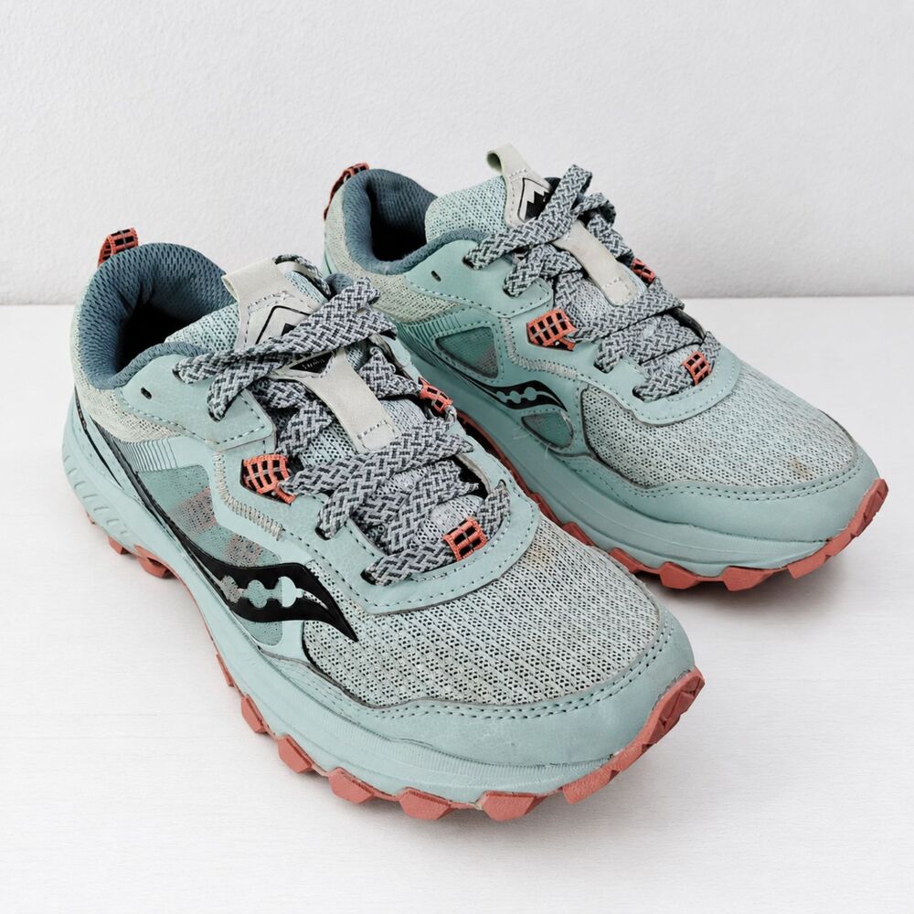 Saucony Excursion TR16 Sneaker Women's US 5.5 Mineral Soot Trail Running Shoes